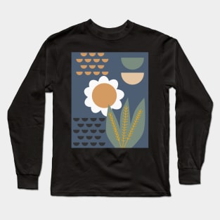 Minimal plant reunion Long Sleeve T-Shirt